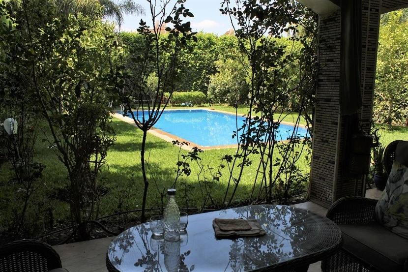 Magnifique Villa Avec Piscine Chauffee Que Pour Famille Marrakesh Exteriör bild